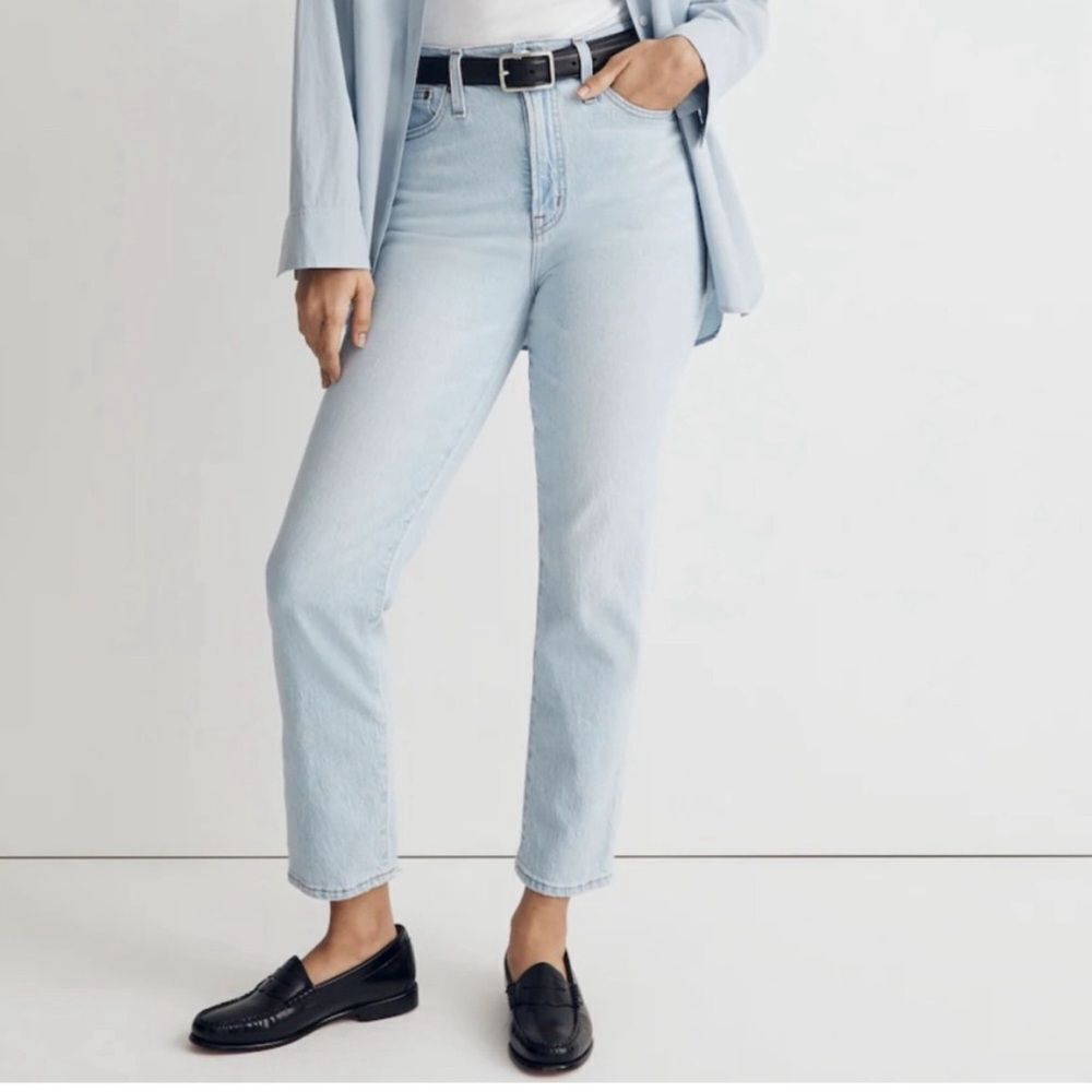 Madewell perfect vintage jean light wash